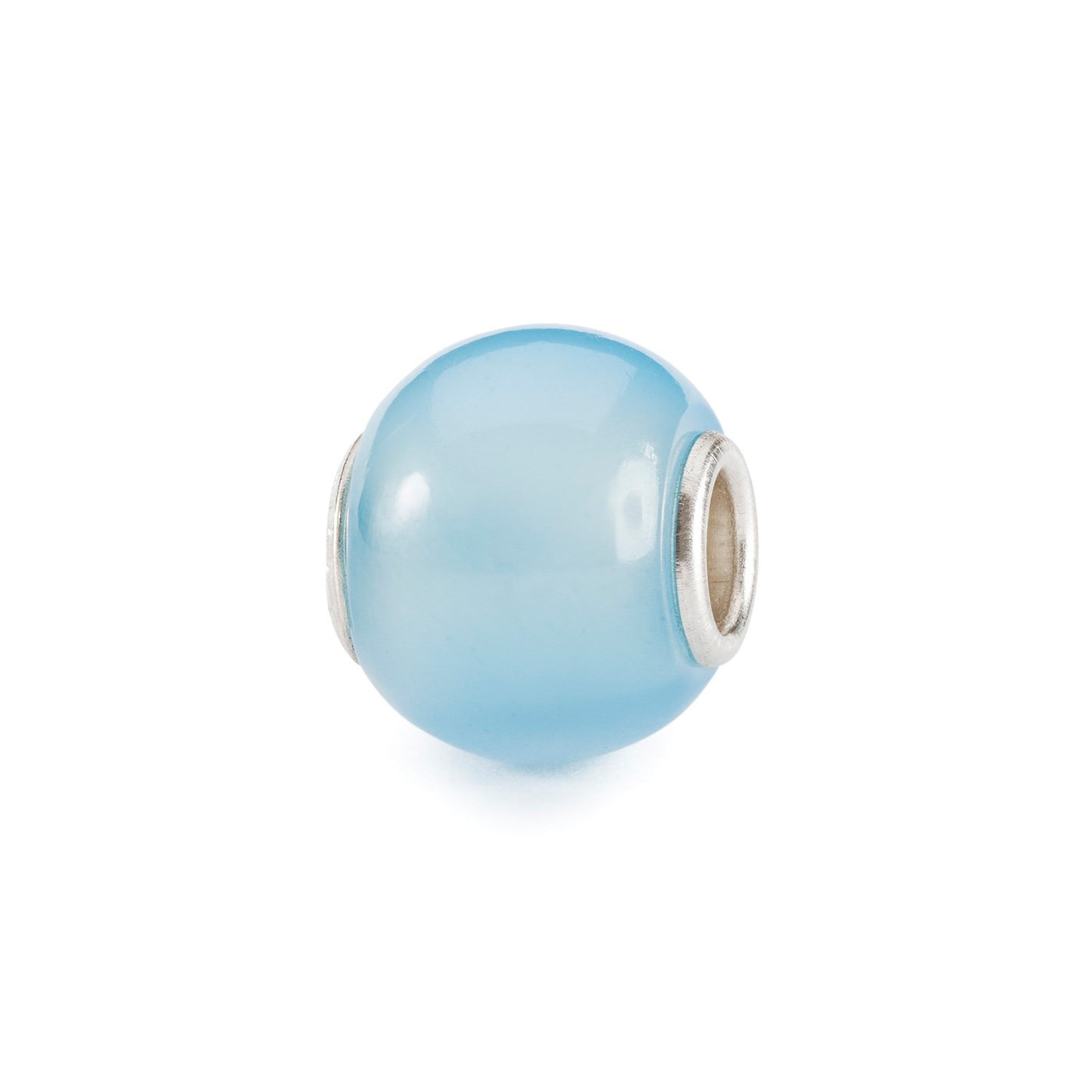 Agate bleu clair ronde